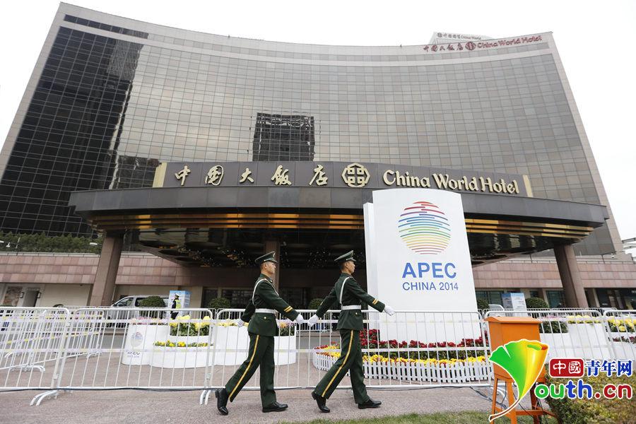 探访APEC驻地武警 自带被褥脸盆住五星级酒店
