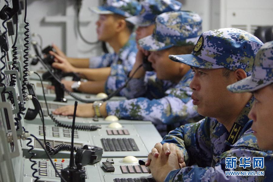 中国海军第十八批护航编队组织远海实战化攻防演练