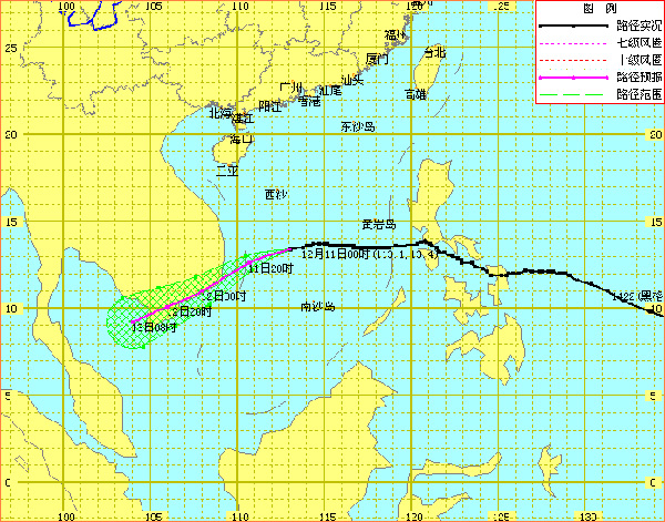 台风四级预警:热带风暴“黑格比”逐渐向越南东南部一带沿海靠近