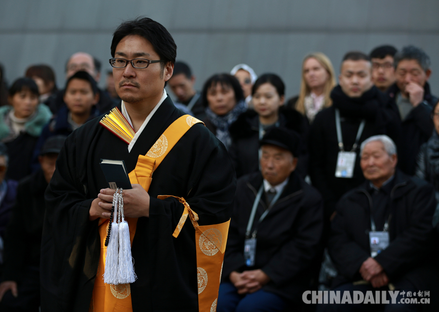 中日韩三国僧侣在南京举行“世界和平法会”
