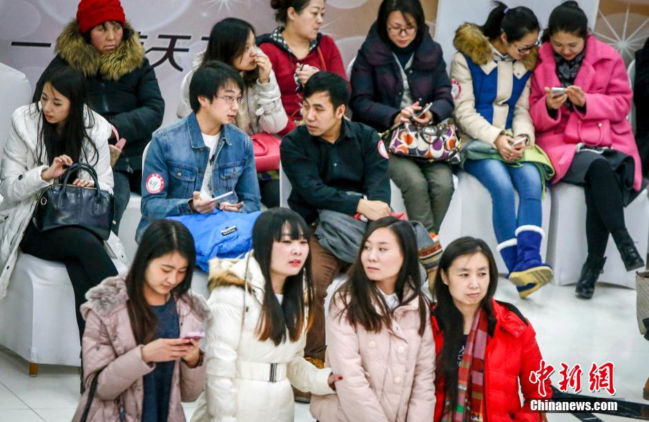 北京青年圣诞节前参加相亲大会