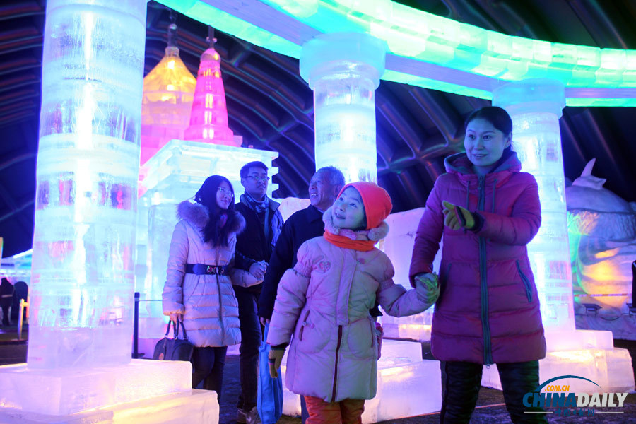 “冰城灯都迎冬奥”冰灯游园会新年亮灯仪式在京举行