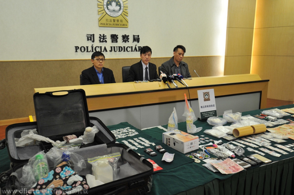 珠海澳门警方捣破贩毒集团 拘捕30名男女