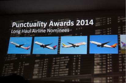 海南航空再获布鲁塞尔机场“最准点长航线奖”