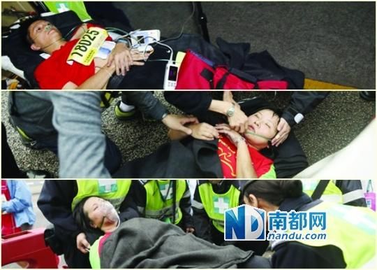 香港马拉松比赛举行 1人猝死1100多人受伤