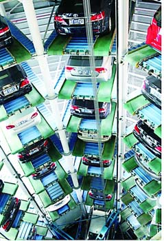 重庆智能停车楼预计10月份建成 停车取车只需要1分钟