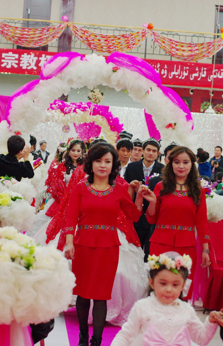 新疆库车2015集体婚礼