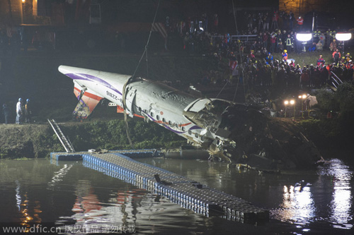 直播：台客机坠河已致35死8人失踪