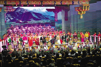 拉萨市2015年春节及藏历木羊新年电视联欢会19日上午播出