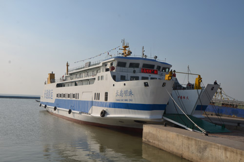 山东省最大的陆岛运输船“长岛明珠”轮即将上线营运