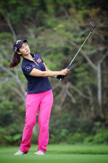 2015世界女子高尔夫锦标赛12日在海口观澜湖开赛
