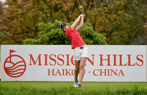 2015观澜湖世界女子高尔夫锦标赛次日 11位中国选手晋级