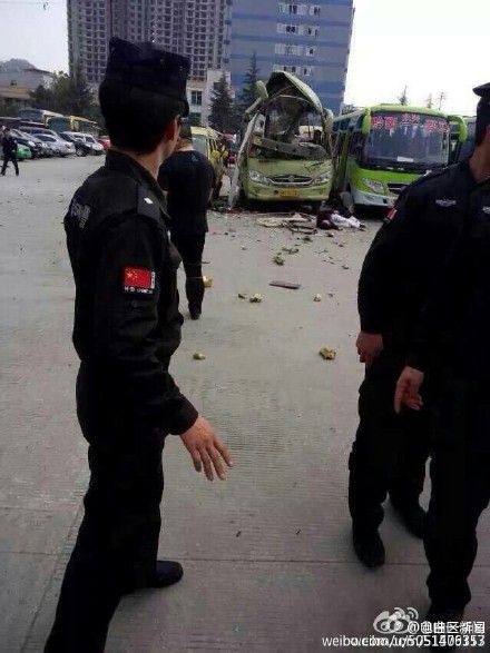 贵州黔西县汽车站发生爆炸 现场惨烈9人受伤