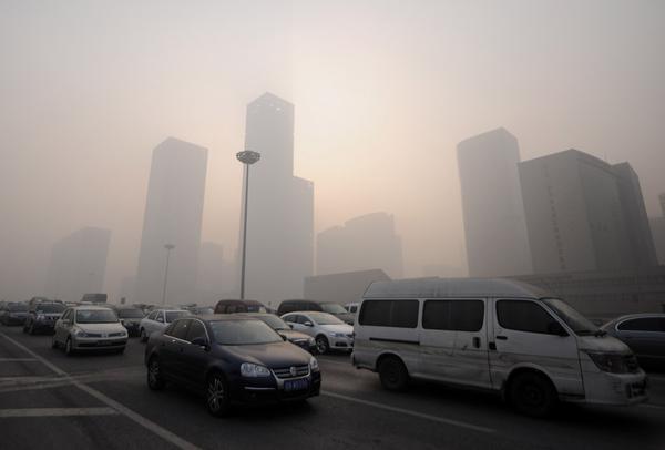 中国环保部：３月下旬京津冀及周边或现重污染天气过程