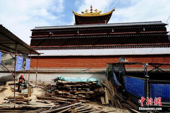 “世界藏学府”拉卜楞寺文物修缮“修旧如旧”