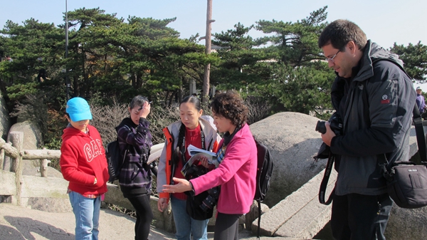 安徽天柱山成境外地学专家探秘的圣地