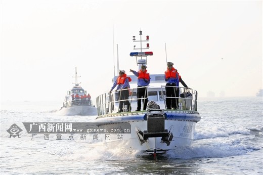 中国海监广西区总队维权执法 随时呵护南疆的碧海