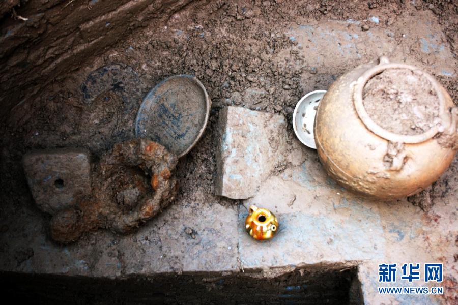 河北献县发现一座反映唐代人富足生活的古墓