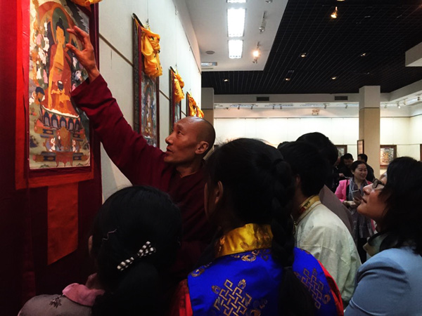 格拉唐卡艺术山东展开幕 60幅作品呈现藏族文化艺术