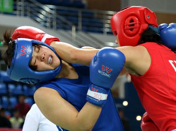 拳击——全国女子锦标赛：福建拳手夺得81公斤级冠军