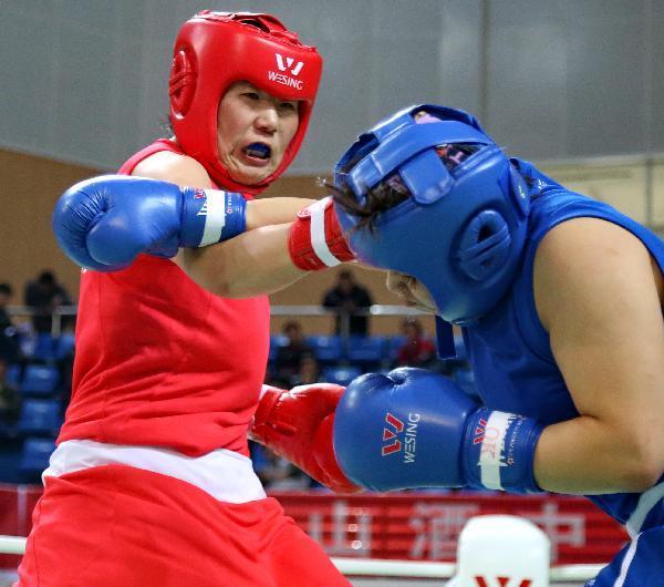 拳击——全国女子锦标赛：福建拳手夺得81公斤级冠军