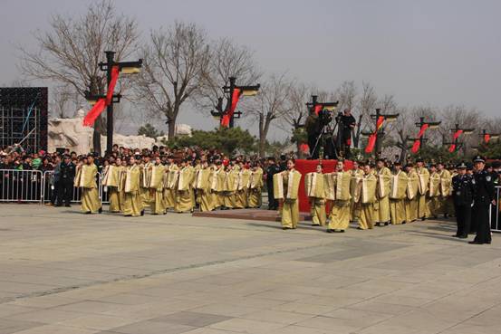 2015乙未年民祭司马迁大典在陕西韩城隆重举行