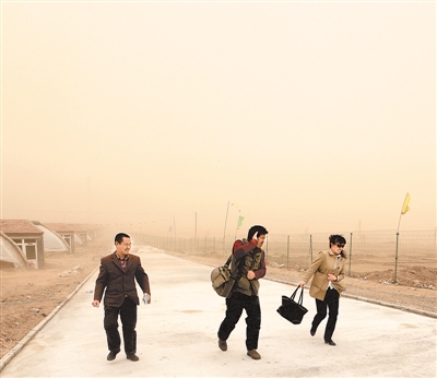 昨日河北省7县遭遇今春首次沙尘暴侵袭