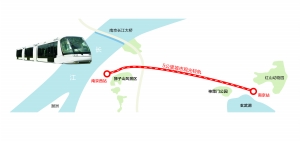 南京站—南京西站明年开建城市观光轻轨