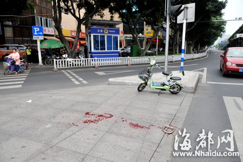 福州：好汉路遇少女遭行窃 骑车撞小偷脖子被刺伤