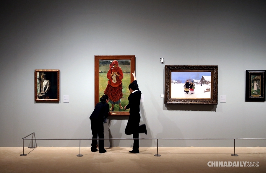 俄罗斯巡回画派精典作品展亮相国家博物馆