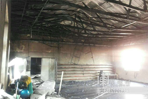 哈尔滨一厂房起火 无人员伤亡 好心村民救出7条狗