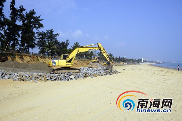海口启动海岸线设施灾后修复工程 提高抗灾能力