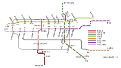 北京：年内开工6条地铁换乘站点公布