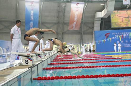 第九届残运会暨第六届特奥会特奥游泳项目在成都高新区开赛