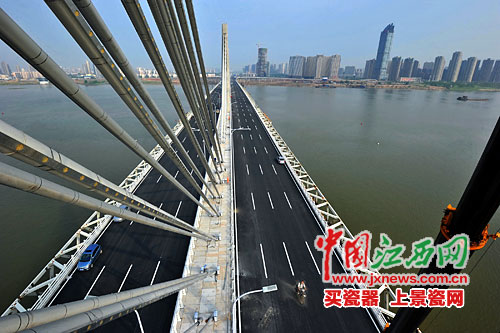 南昌朝阳大桥5月18日通车 人非机动车道估计7