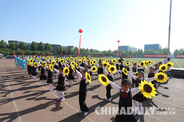 廊坊大厂“迎县庆”举办2015年中小学生运动会