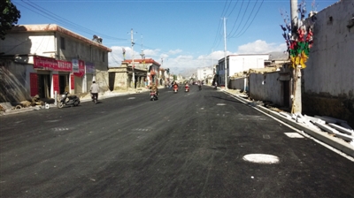 嘎玛贡桑道路改造工程完成80% 计划6月中旬正式通车