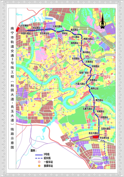 南宁市地铁3号线近期开工 将连接安吉与五象新区