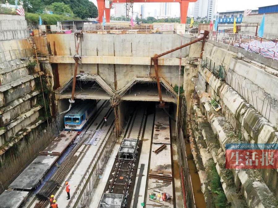 南宁地铁1号线进入铺轨阶段 有望明年底全线运营