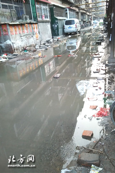 污水外溢困扰居民 天津河东区将改造排污设施