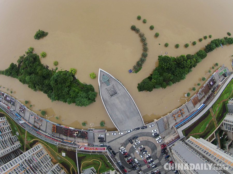 广西柳州柳江即将迎来超警戒水位