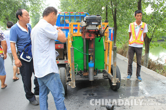 江西省公路工程质量检测中心到分宜检查迎国检工程质量