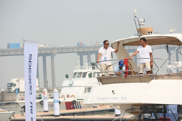广州南沙湾国际游艇博览会今天开幕