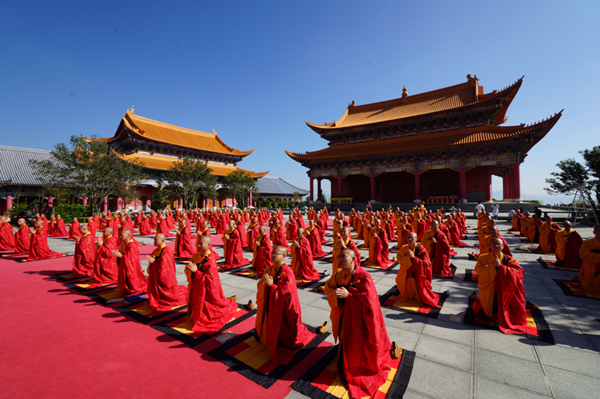 大理崇圣寺举办三坛大戒