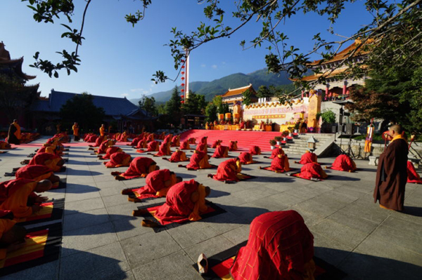 大理崇圣寺举办三坛大戒