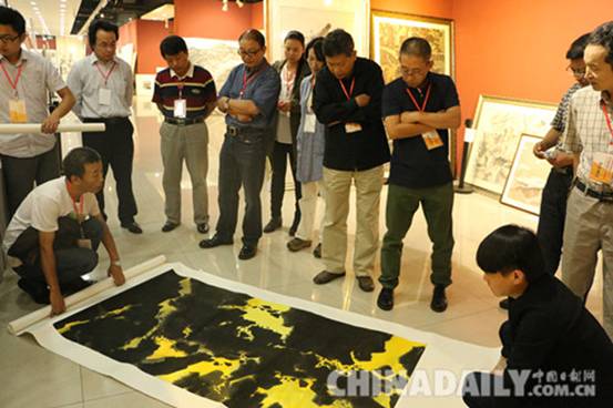 首届河北省高校艺术院系师生书画展14日在河北大学举办