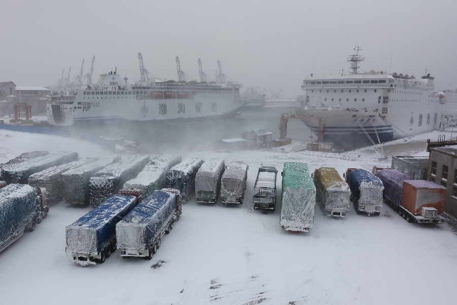 超级寒潮过境烟台影响海上交通