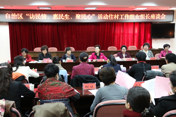 新疆妇联召开“访惠聚”活动住村工作组座谈会