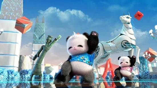 成都诞生“史上最萌”3D熊猫动画