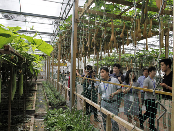 日本韩国媒体走进寿光市 探访现代化农业发展体系